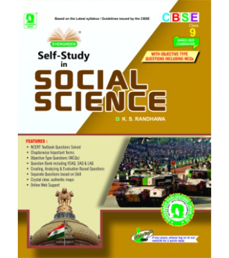 Evergreen CBSE Self- Study in Social Science Class 9 CBSE Class 9 - SchoolChamp.net